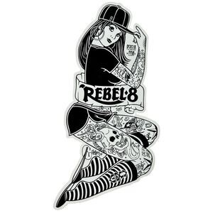 REBEL8 Mike Giant Sticker 11in 2007 Tattoo Graffiti Art